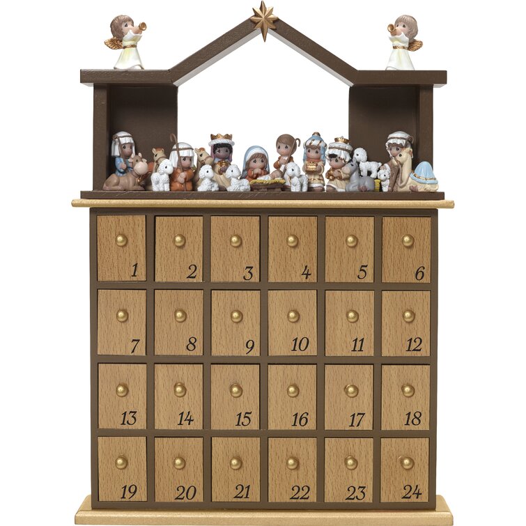 Precious Moments 26 Piece Nativity Advent Calendar Set & Reviews Wayfair